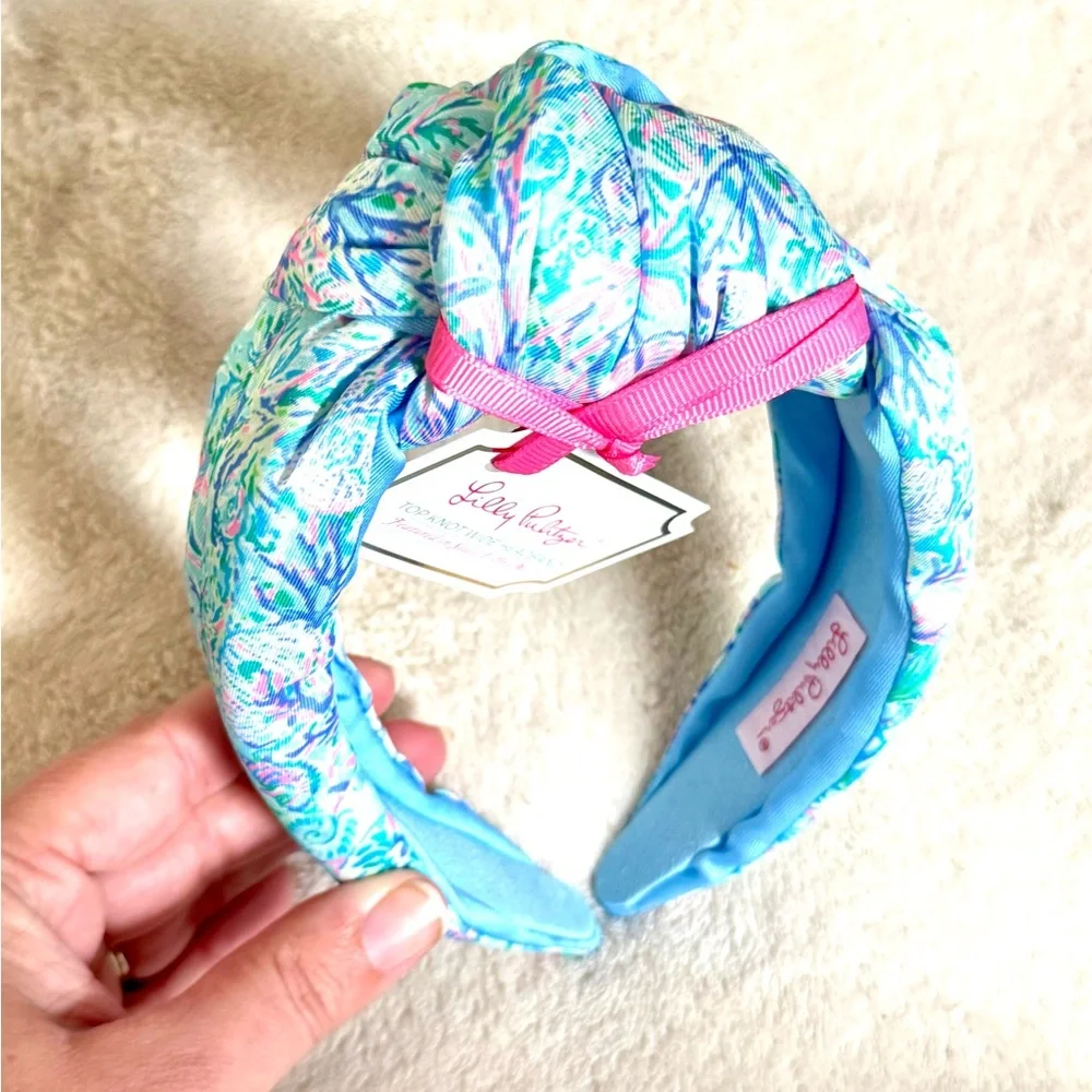NWT Lilly Pulitzer Top Knot Wide Headband - Picture 2 of 4